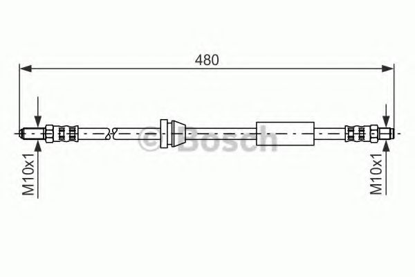 спирачен маркуч 1 987 476 616