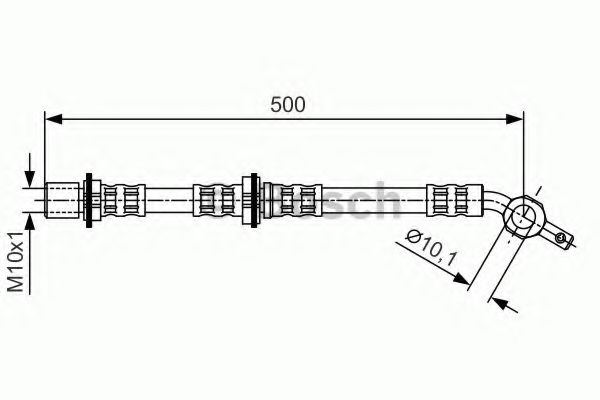 спирачен маркуч 1 987 476 723