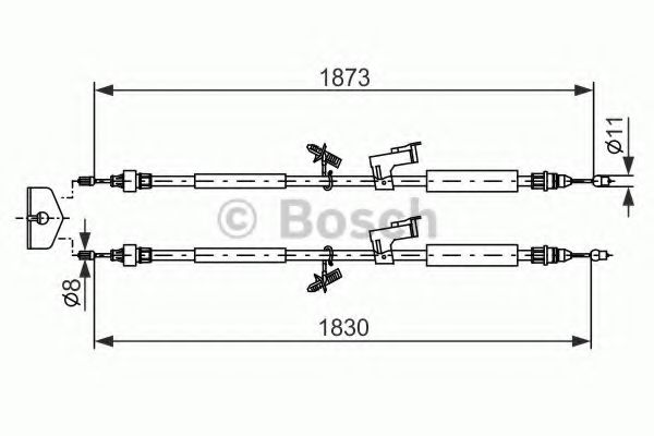 жило, ръчна спирачка 1 987 477 216