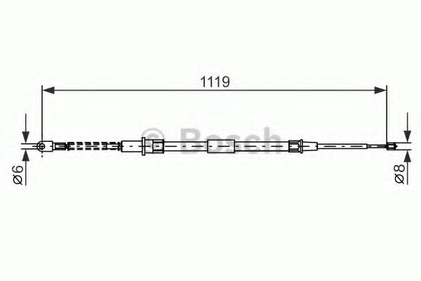 жило, ръчна спирачка 1 987 477 683