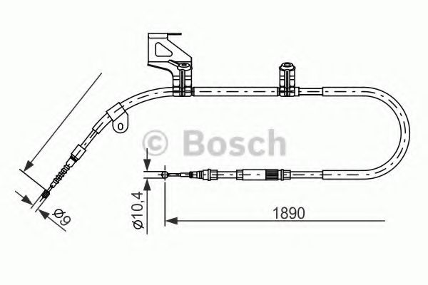 жило, ръчна спирачка 1 987 477 803