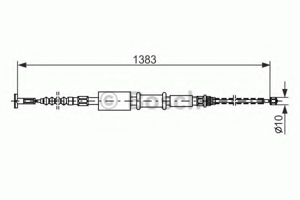 жило, ръчна спирачка 1 987 477 826