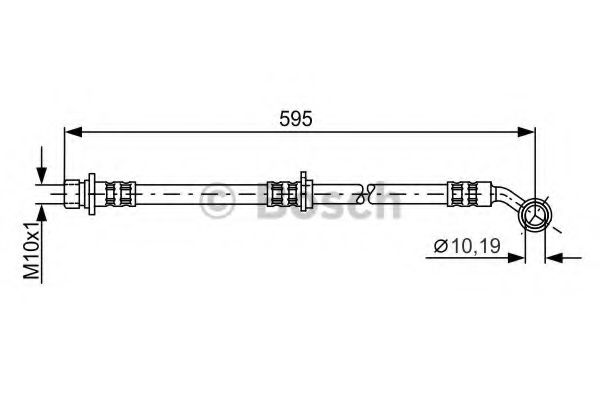 спирачен маркуч 1 987 481 027
