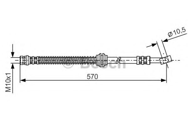спирачен маркуч 1 987 481 068