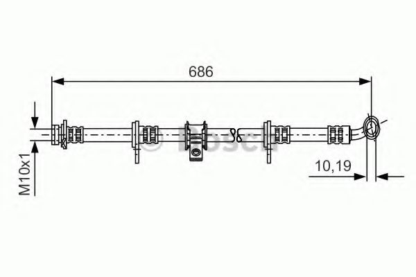спирачен маркуч 1 987 481 247