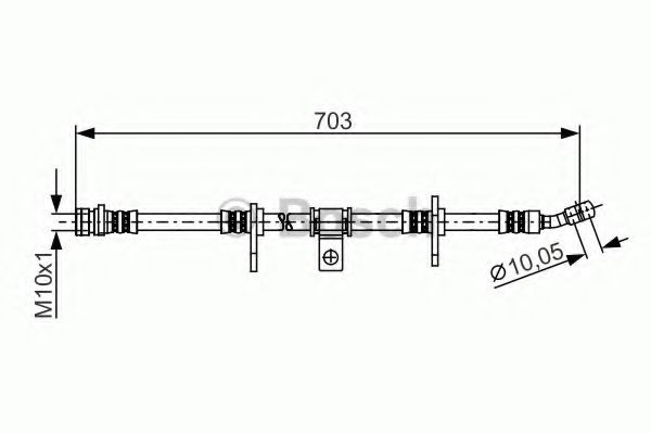 спирачен маркуч 1 987 481 274