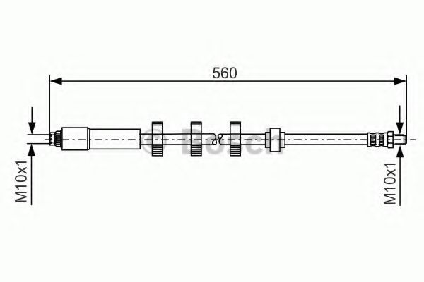 спирачен маркуч 1 987 481 290