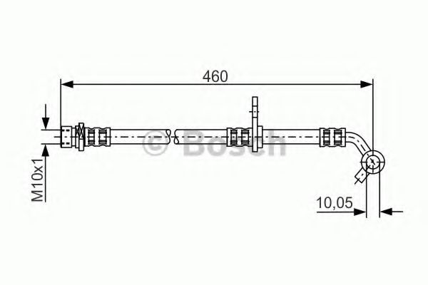 спирачен маркуч 1 987 481 305