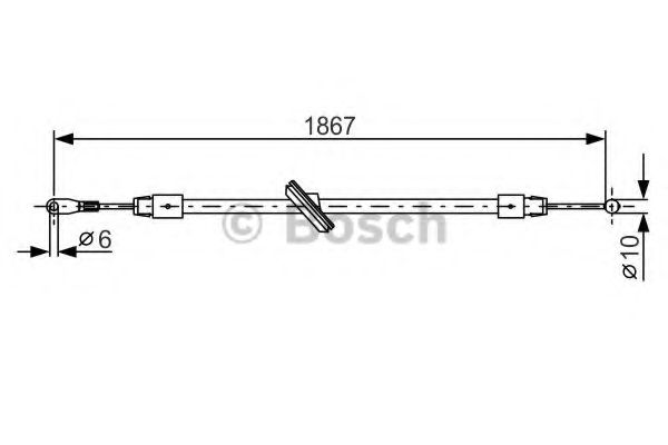 жило, ръчна спирачка 1 987 482 028