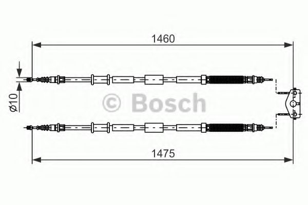 жило, ръчна спирачка 1 987 482 198