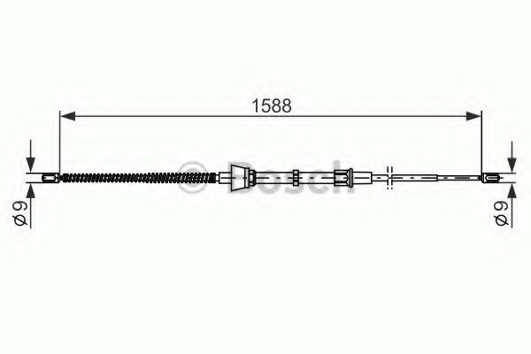 жило, ръчна спирачка 1 987 482 266