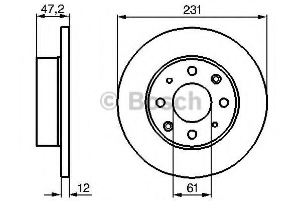 спирачен диск 0 986 478 676