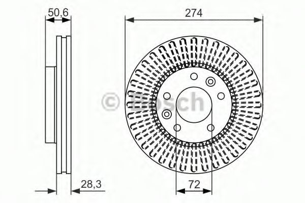 спирачен диск 0 986 479 599