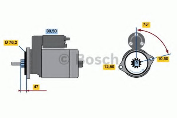 стартер 0 986 010 360