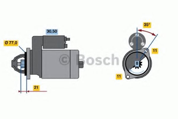 стартер 0 986 014 151