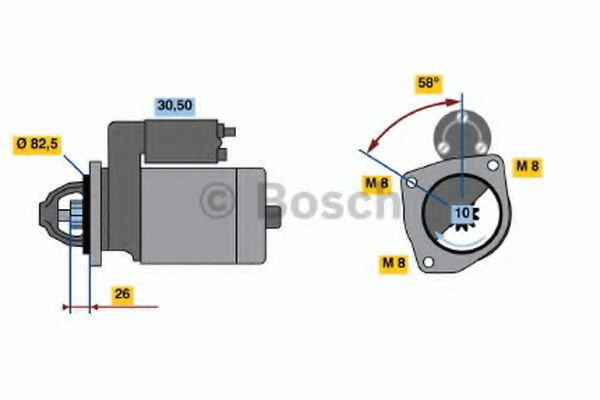 стартер 0 986 014 700