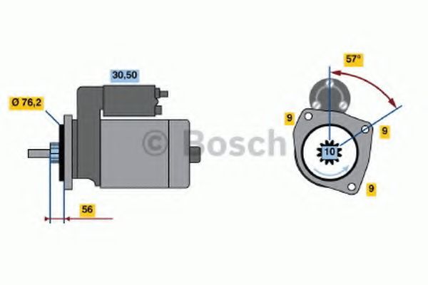 стартер 0 986 016 750