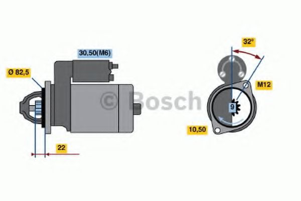 стартер 0 986 016 880