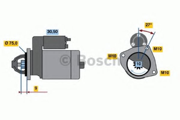 стартер 0 986 017 131