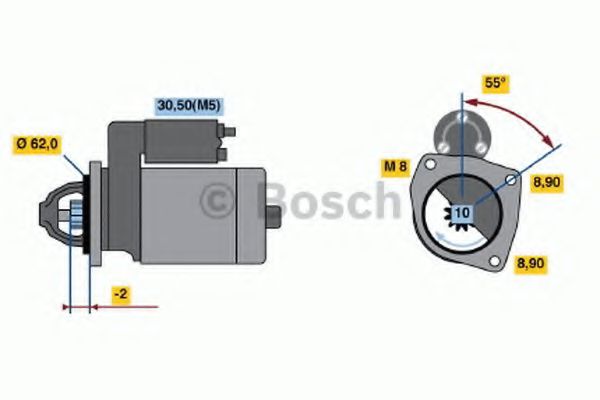стартер 0 986 018 521
