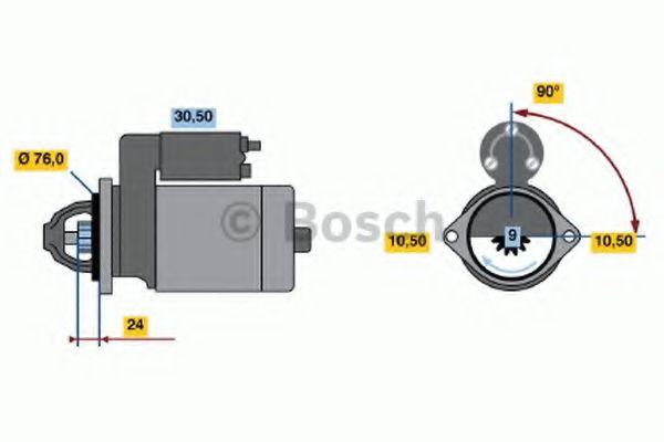 стартер 0 986 019 900