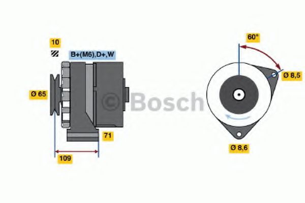 генератор 0 986 036 490