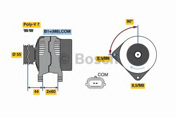 генератор 0 986 081 080