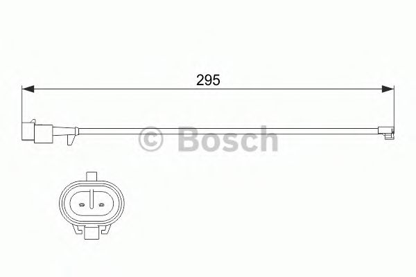 предупредителен контактен сензор, износване на накладките 1 987 473 537