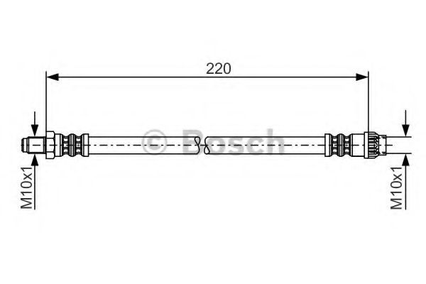 спирачен маркуч 1 987 481 376
