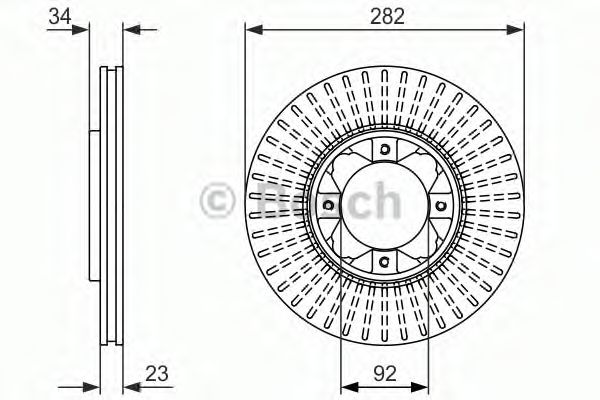 спирачен диск 0 986 479 868