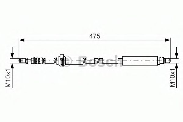 спирачен маркуч 1 987 481 449