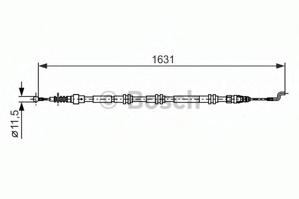 жило, ръчна спирачка 1 987 482 376
