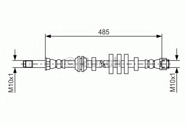 спирачен маркуч 1 987 481 568
