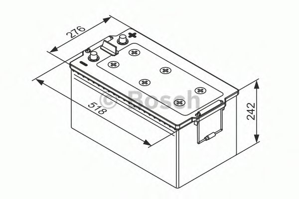 стартов акумулатор; стартов акумулатор 0 092 TE0 800