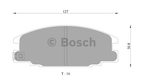 комплект спирачно феродо, дискови спирачки