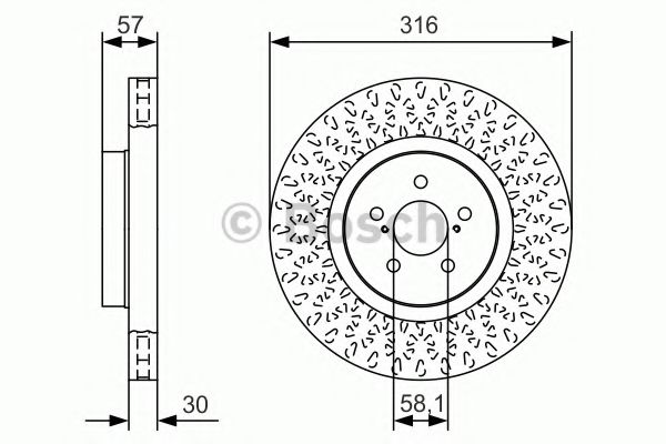 спирачен диск 0 986 479 A81