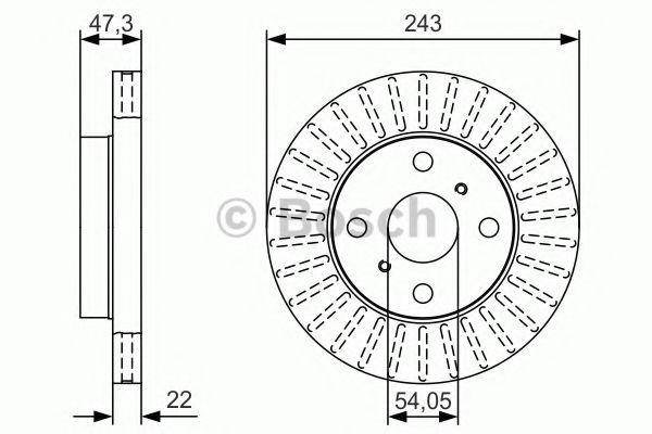 спирачен диск 0 986 479 T72