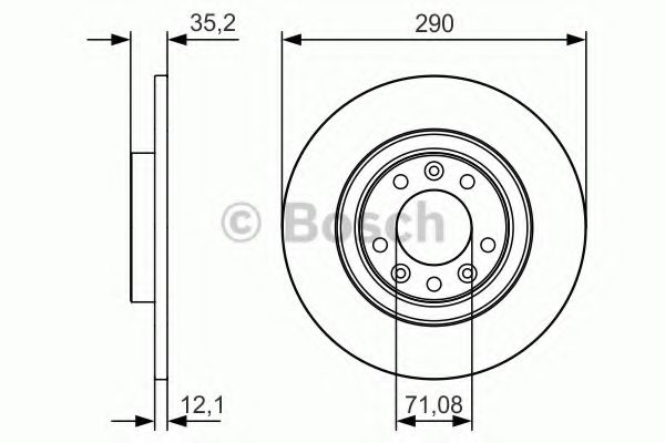 спирачен диск 0 986 479 C25