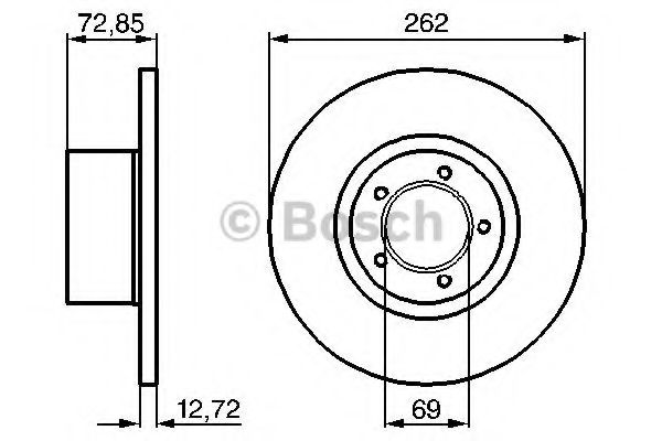 спирачен диск 0 986 478 077