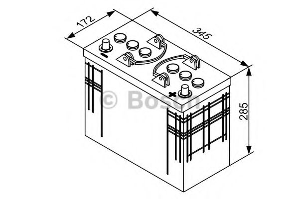 стартов акумулатор; стартов акумулатор 0 092 T30 400