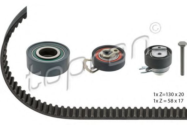 комплект ангренажен ремък 111 194