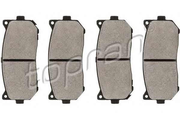 комплект спирачно феродо, дискови спирачки 820 813