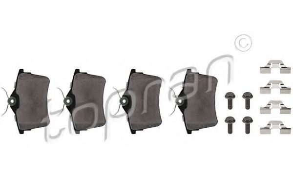 комплект спирачно феродо, дискови спирачки 723 164