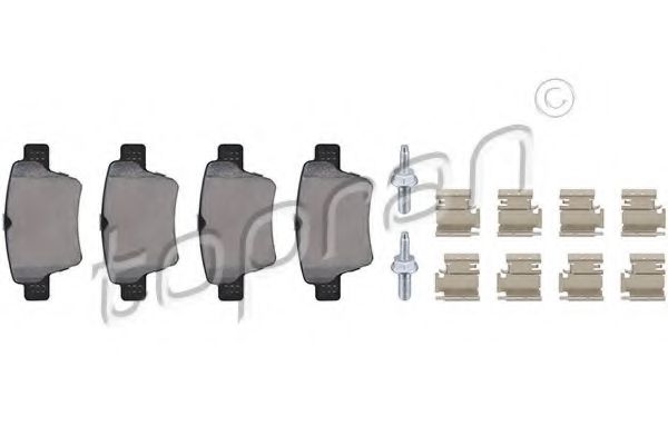 комплект спирачно феродо, дискови спирачки 723 135