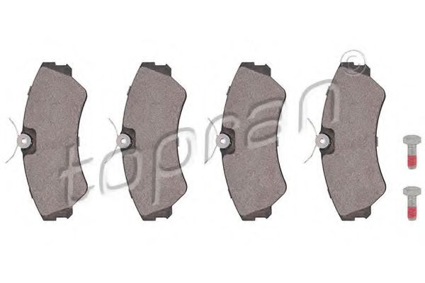 комплект спирачно феродо, дискови спирачки 104 089