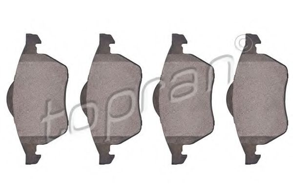 комплект спирачно феродо, дискови спирачки 108 505