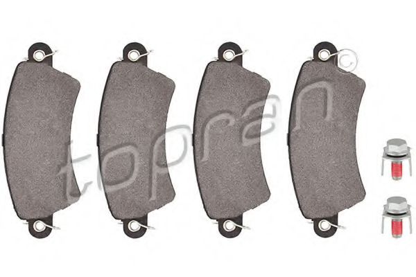 комплект спирачно феродо, дискови спирачки 722 495