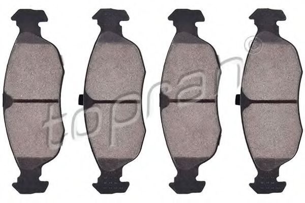 комплект спирачно феродо, дискови спирачки 722 507