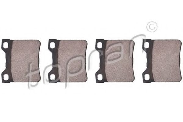 комплект спирачно феродо, дискови спирачки 722 491