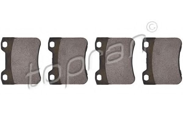 комплект спирачно феродо, дискови спирачки 721 230